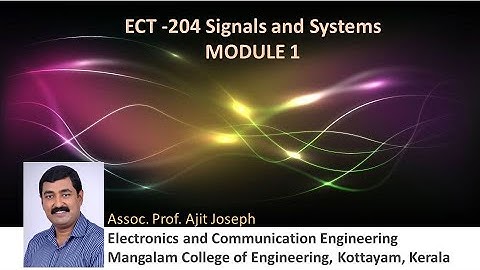KTU-ECT204-Module1-CT LTI system and Convolution Integral