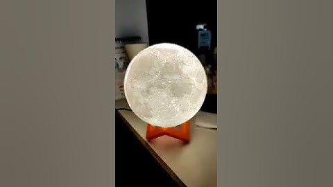 3d moon light lamp with your photos #theni #vivekscreations #love #laser #cutting #lithophane #3dmoo
