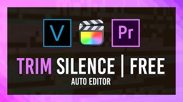 FREE: BEST Silence Remover/Auto-Editing Software | Premiere, Final Cut, Sony Vegas