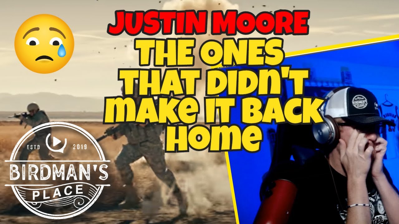 JUSTIN MOORE "THE ONES THAT DIDN'T MAKE IT BACK HOME" - REACTION VIDEO - SINGER REACTS