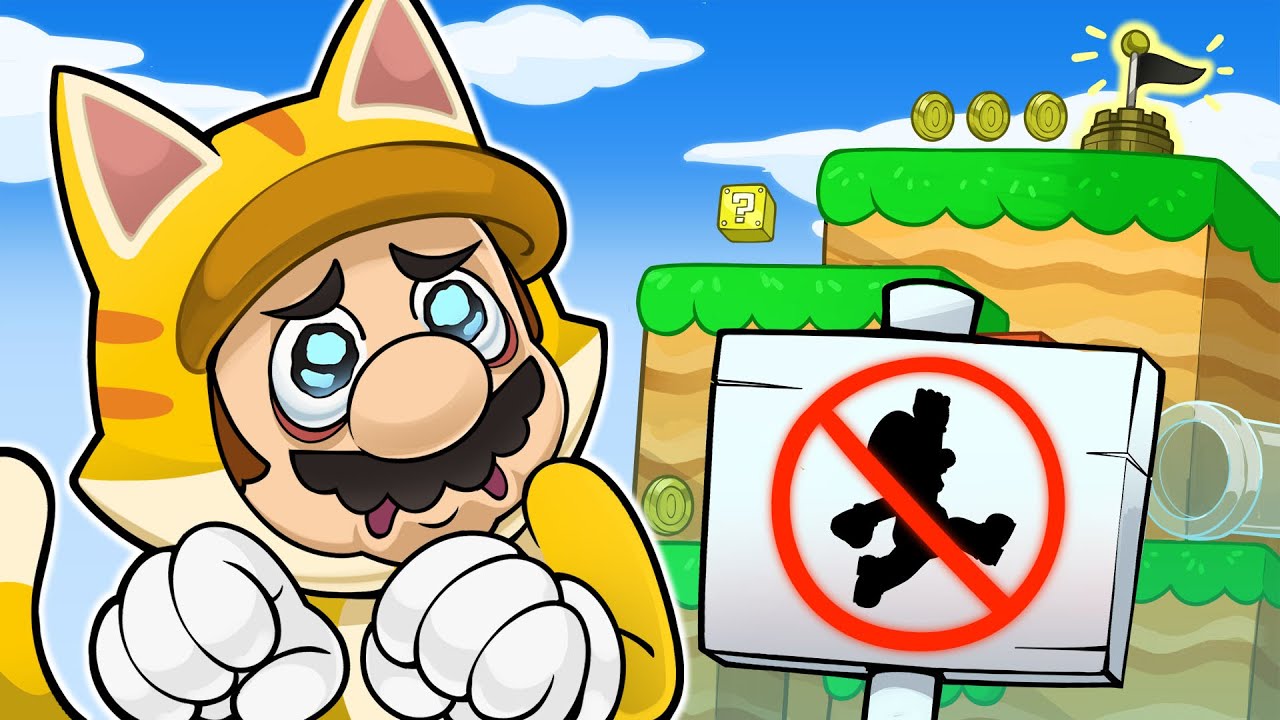 Mario 3D World, but Jumping is illegal