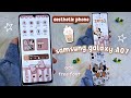 customize my samsung galaxy a07 with me 🧸🤎 after the one ui 8 ✨️ beige theme