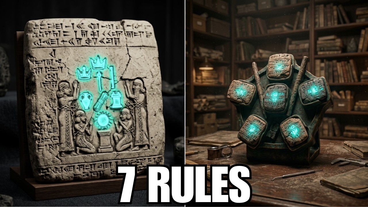 ⁣The Sumerian Tablet That Says the Matrix Has Rules Even Gods Obey — And Lists All 7