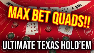 MASSIVE WIN!!! LIVE ULTIMATE TEXAS HOLD’EM!! April 12th 2023