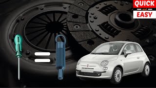 2012 Fiat 500 Clutch Alignment Tool DIY From Old Screwdriver