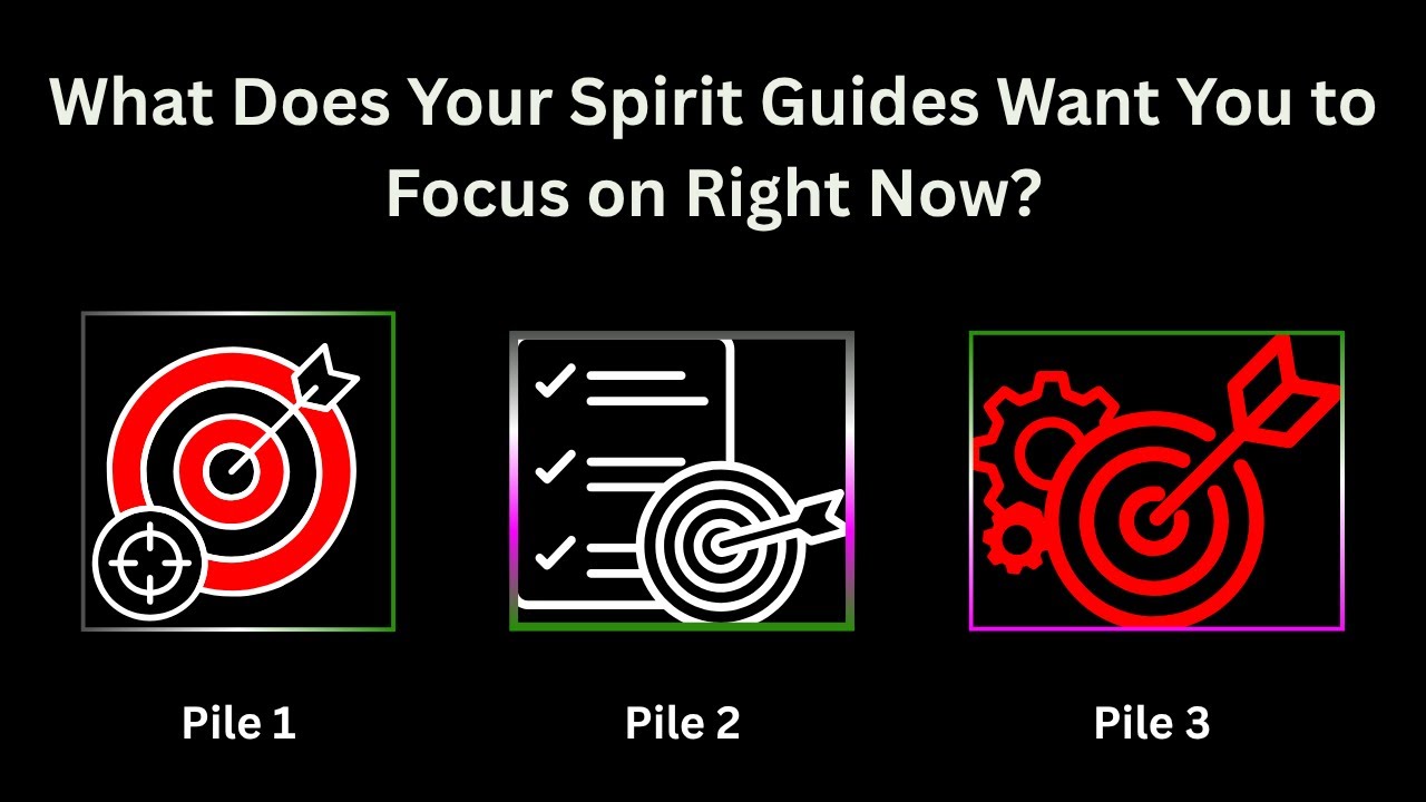 What Does Your Spirit Guides Want You to Focus on Right Now? Pick-a-Card. Tarot Reading.