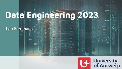 2023 Data Engineering: Relational databases part 2