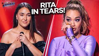 ALL 4 CHAIRS Turned...Then Rita Ora BROKE DOWN In Tears | The Voice