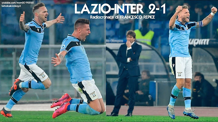 LAZIO-INTER 2-1 - Radiocronaca di Francesco Repice (16/2/2020) da Rai Radio 1