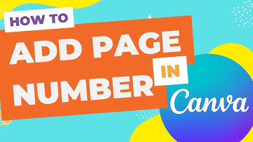 How to add page number in Canva - Give it a professional look!