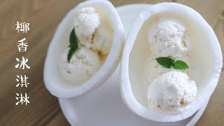 椰子冰淇淋Homemade Very Original Coconut Ice Cream