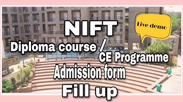 Online nift registration form fill up and Downloading brochure || live demo