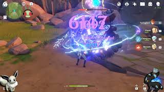 Genshin Impact | C6 Fischl + Childe Showcase | 452/1092 is C6 Fischl proc