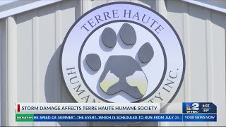 Terre Haute Humane Society Reacts after Tree Fell on Building