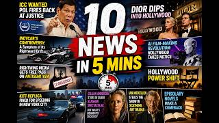 10 Explosive News Stories in 5 Minutes ⚡ ICC Drama, Hollywood Power Shift & AI Takeover
