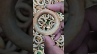 Wooden Rings for Macramé | Strong &amp; Smooth Wood Hoops | Craft Supplies by Saaika Crafts