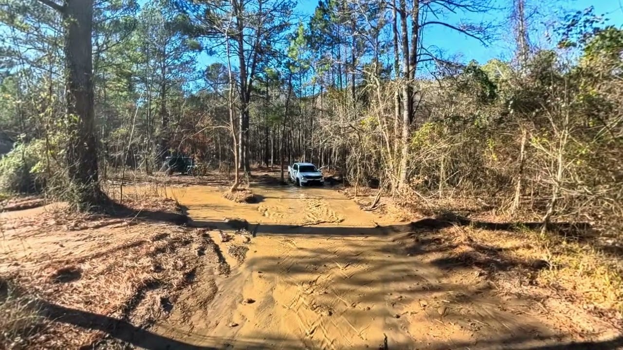 2021 Chevy Colorado driving through ozarks