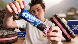 NEW Strawberry Crème Oreos from Andorra Review 🇦🇩🍪 (Rare International Flavor!)