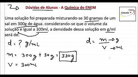 Como calcular a densidade de uma solução?