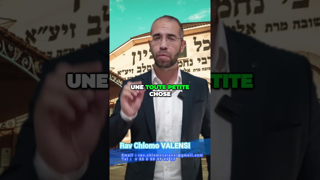 La révélation puissante de Rabbi Nahman pour les temps méssianique - Rav Chlomo Valensi #machiah