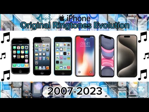 iPhone Original Ringtones evolution 2007-2023 #iphone #iphoneevolution #iphonephone #iphonefanpage