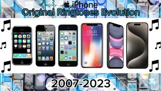 iPhone Original Ringtones evolution 2007-2023 #iphone #iphoneevolution #iphonephone #iphonefanpage