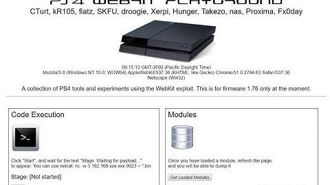 PS4 1.76 Playground Showcase Debug settings + Linux (Dlclose Kernel exploit)