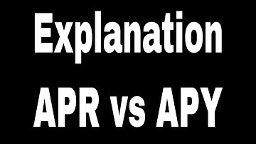 APR vs APY (Yield Farming) What