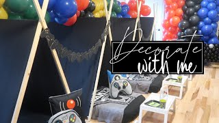 Decorate With Me | Gaming Theme Sleepover Party | DIY WITH KI