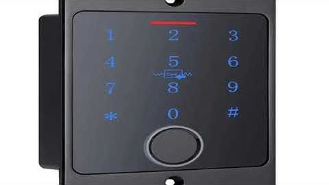 HOT Tuya Wifi Standalone Fingerprint Access Control Keypad Metal Waterproof Backlight Embedded insta