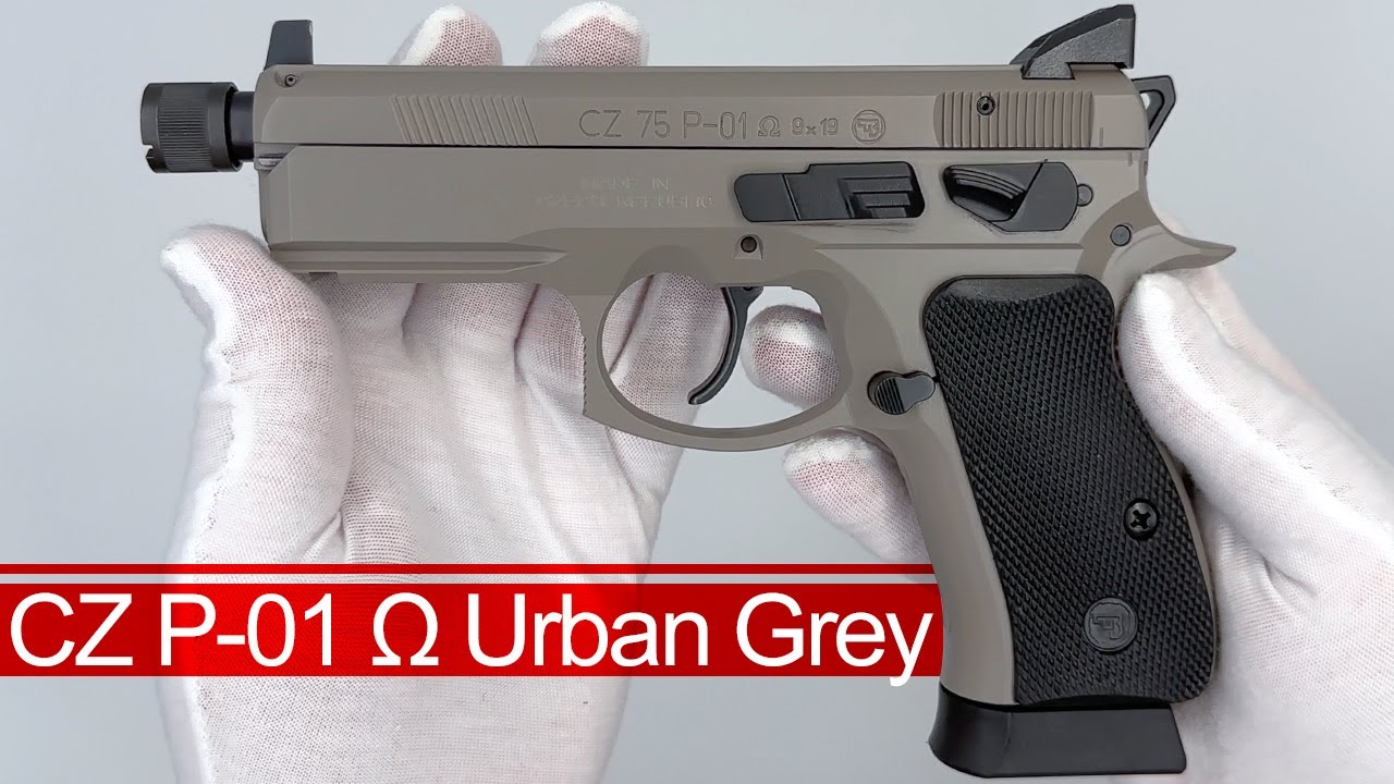 CZ P-01 Ω Urban Grey Suppressor-Ready (Omega) - YouTube