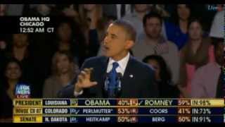 President Obama Victory Speech 7 Nov 2012