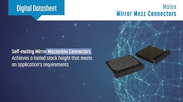 Molex Mirror Mezz Connector Digital Datasheet | Heilind Electronics