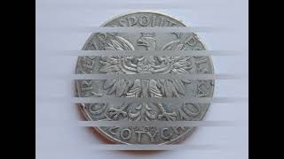 Монеты Польши 2,5,10 злотых 1933, 1934,1935,1936,10000 злотых 1987, 50000 1988,10000 1990г,памятные