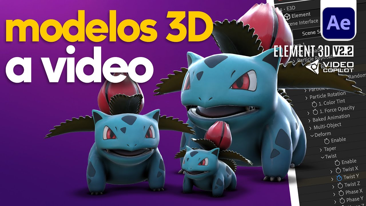Colocar Modelos 3D a tus Videos con After Effects y Element 3D! - YouTube