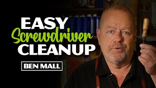 Easy Screwdriver Cleanup