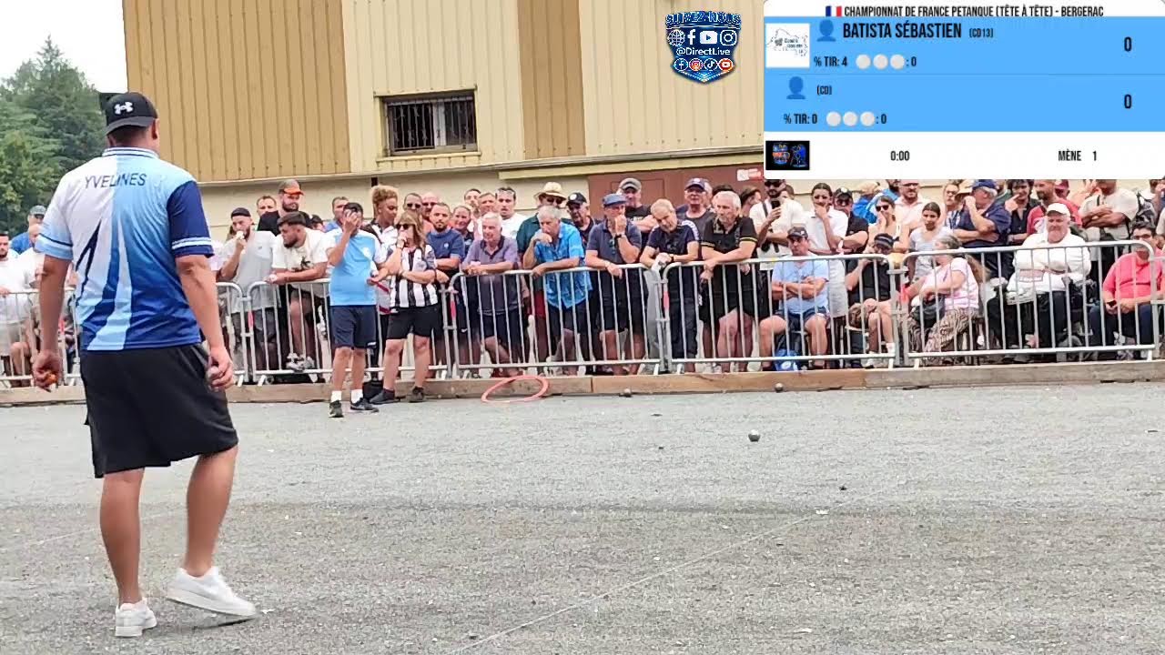 Miniature : 🇨🇵CHAMPIONNAT DE FRANCE PÉTANQUE 🏆 16ÈME - FINALE CD13 BATISTA SÉBASTIEN 13🆚2 CD12 THERY DORIAN