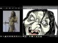 Time-lapse illustration: Meg Mucklebones sketch