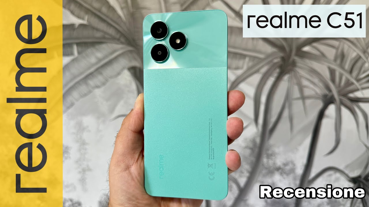 REALME C51 - Design Apple … cuore Android ( Recensione ) - YouTube