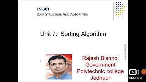CS301/Sorting Algorithm/Selection Sort/Rajesh Bishnoi