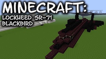 Minecraft: SR-71 Blackbird Tutorial