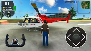 Car Driver and Plane Pilot Simulator - Eurocopter AS355 Helicopter Game #2 - Android Gameplay screenshot 1