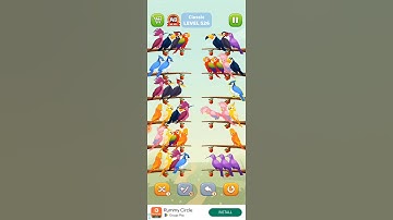 Bird sort puzzle walkthrough #viral #shorts #trending #short #birds