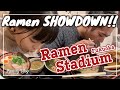 Eating different kinds of ramen noodles at “Ramen Stadium” in Fukuoka Japan! Family Vlog #009