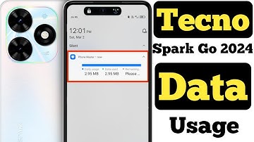 How to show data usage on Tecno Spark Go 2024 || Tecno Spark Go 2024 me data usage kaise show kare