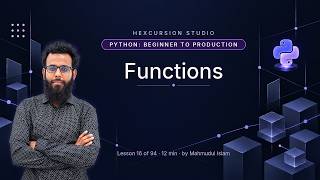 Functions | Python Beginner to Production 16/94