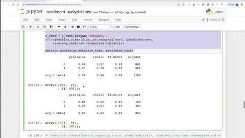 Tutorial 3.2: NLP - Sentiment Analysis - Text Classification - BOW/Embedding