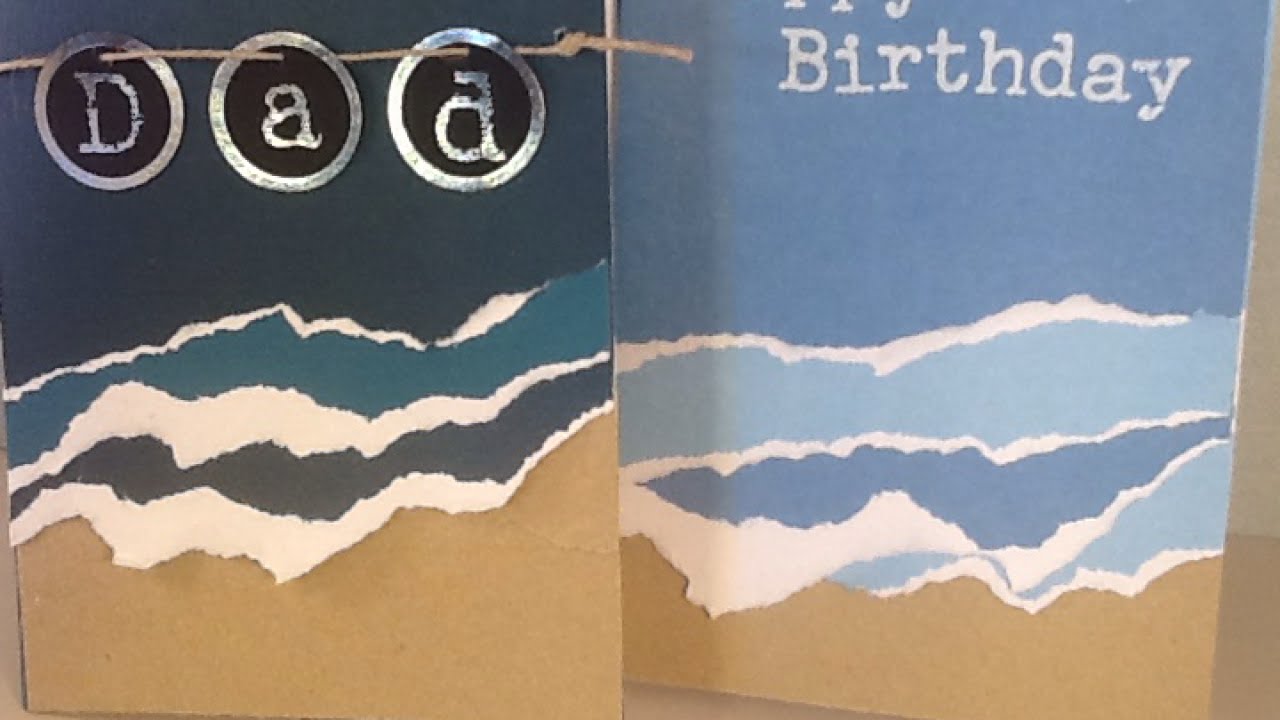 Make a Stunning Ocean and Sand Card DIY Guidecentral YouTube