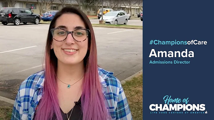 Champions of Care: Amanda, Admissions Director