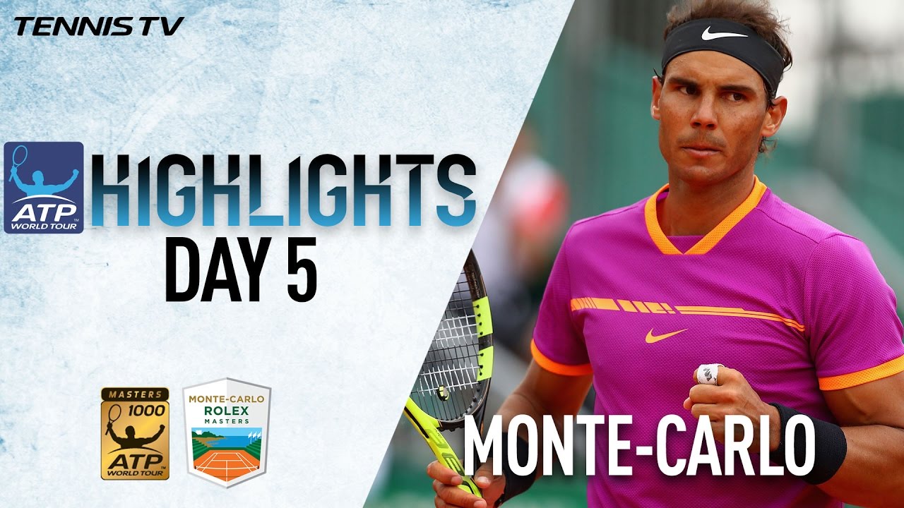 Highlights Nadal Djokovic Prevail Thursday At Monte-Carlo Rolex Masters 2017